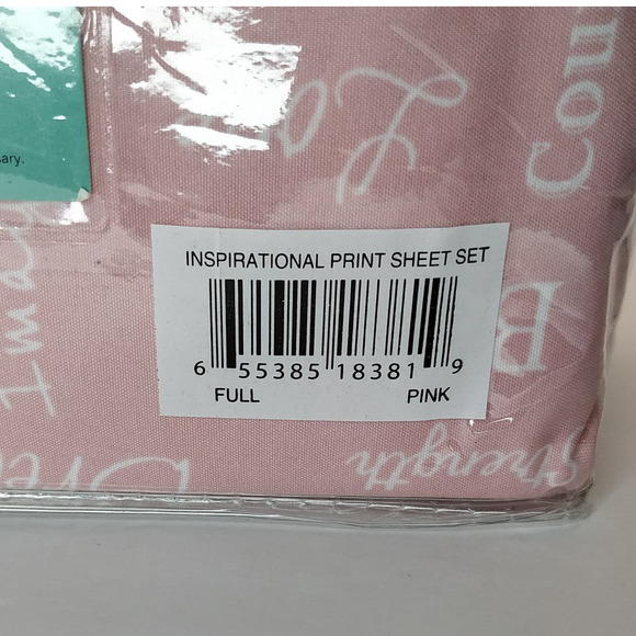 Grand Collection Microfiber Inspirational Sheets - Picture 4 of 4